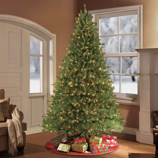 6.5ft. Pre-Lit Fraser Fir Artificial Christmas Tree, Clear Lights